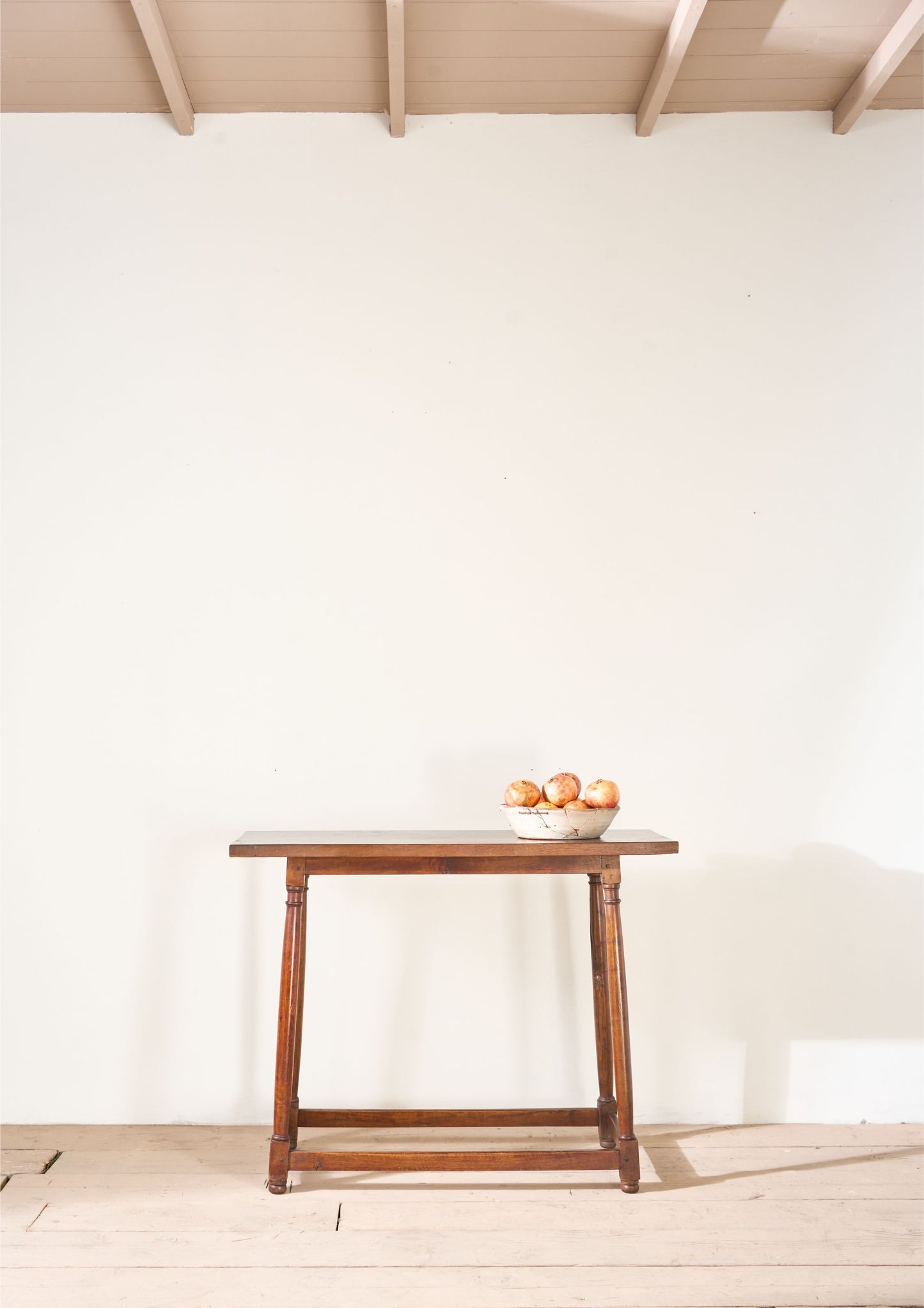 19th century Spanish walnut console table