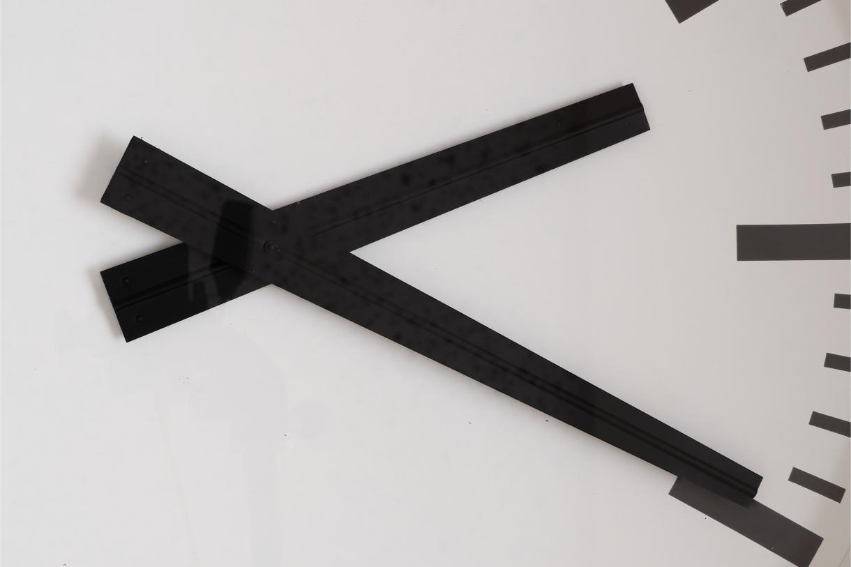 Large 1950's Gents Factory wall clock