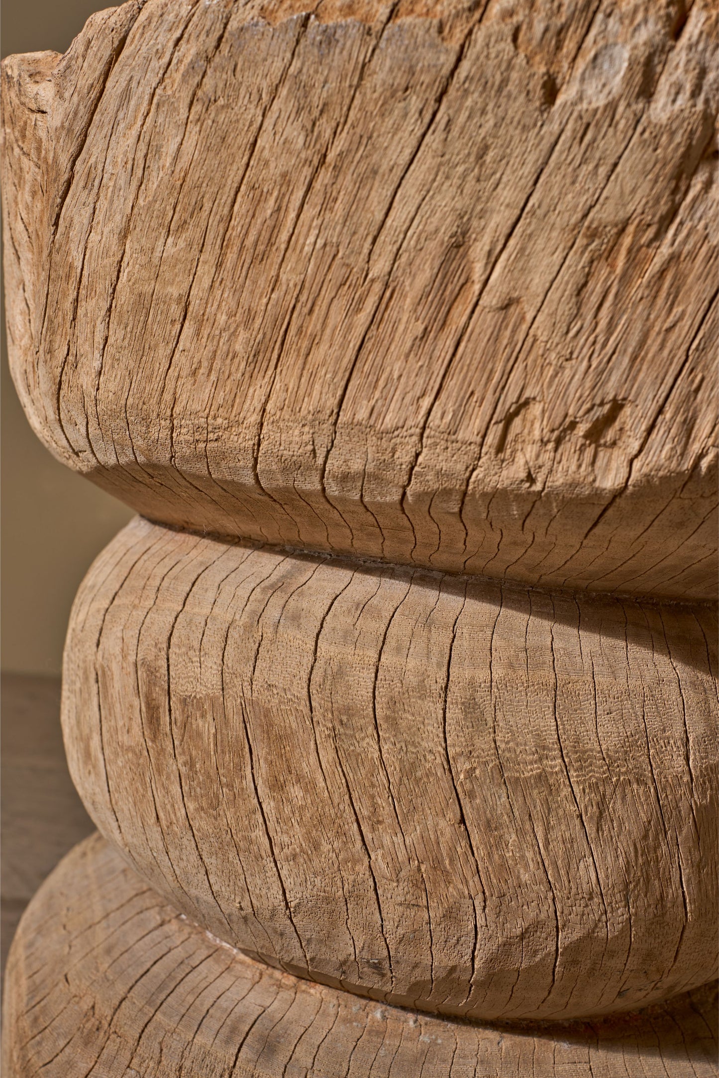 Pair of 19th century Rustic wood side tables