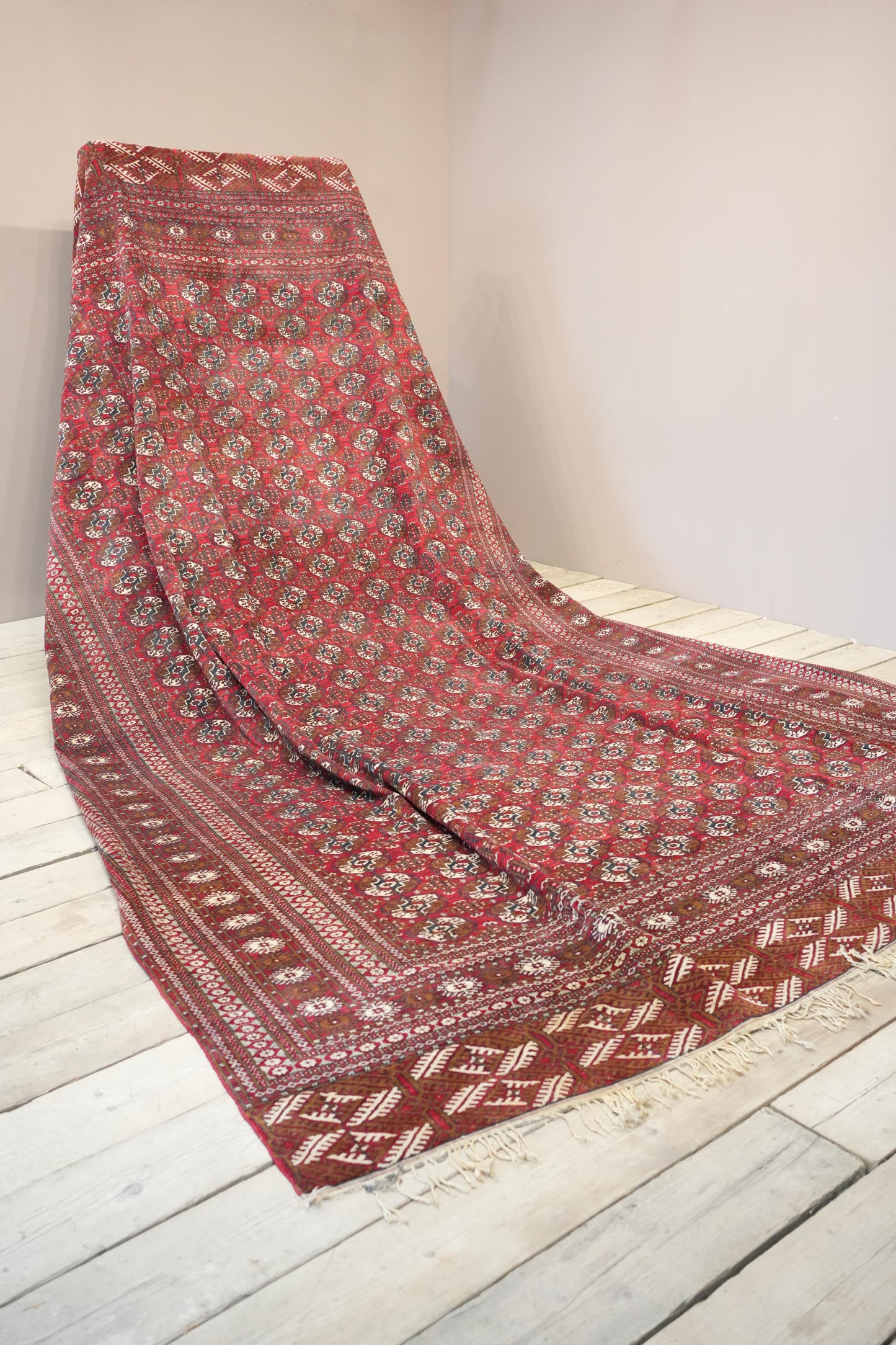 Huge early 20th century Bokhara carpet