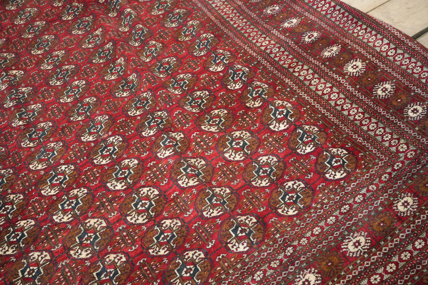 Huge early 20th century Bokhara carpet