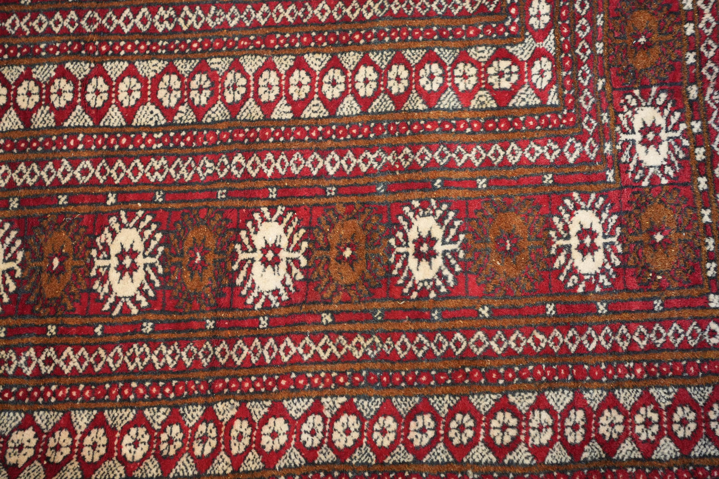 Huge early 20th century Bokhara carpet