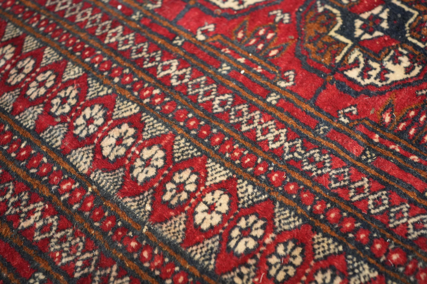 Huge early 20th century Bokhara carpet