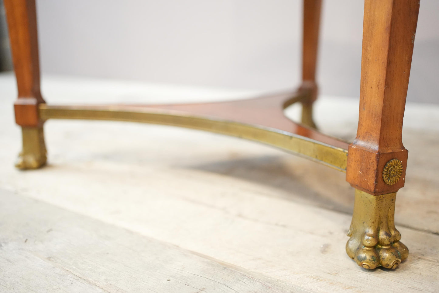19th century French empire Marble gueridon table