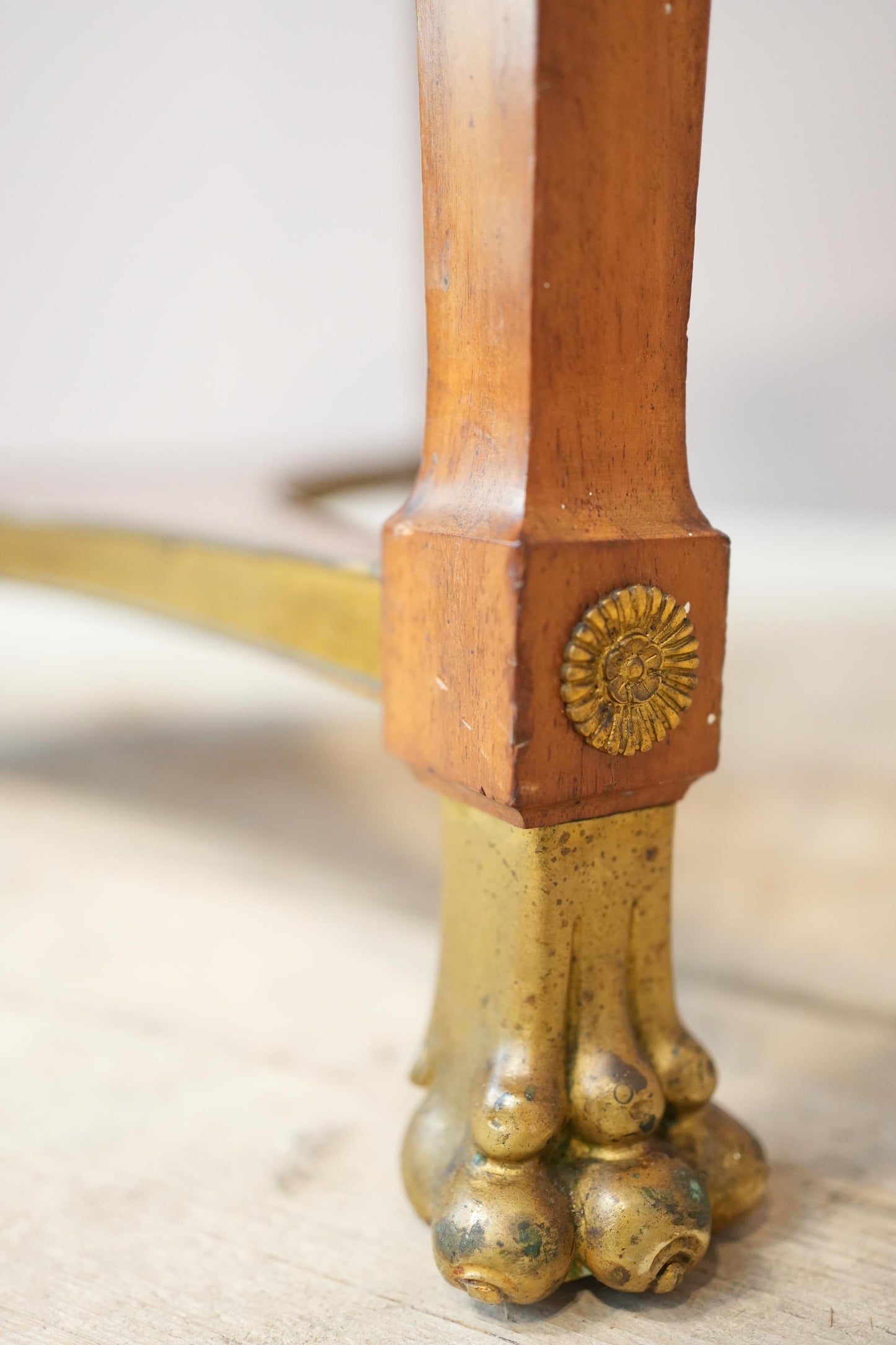 19th century French empire Marble gueridon table