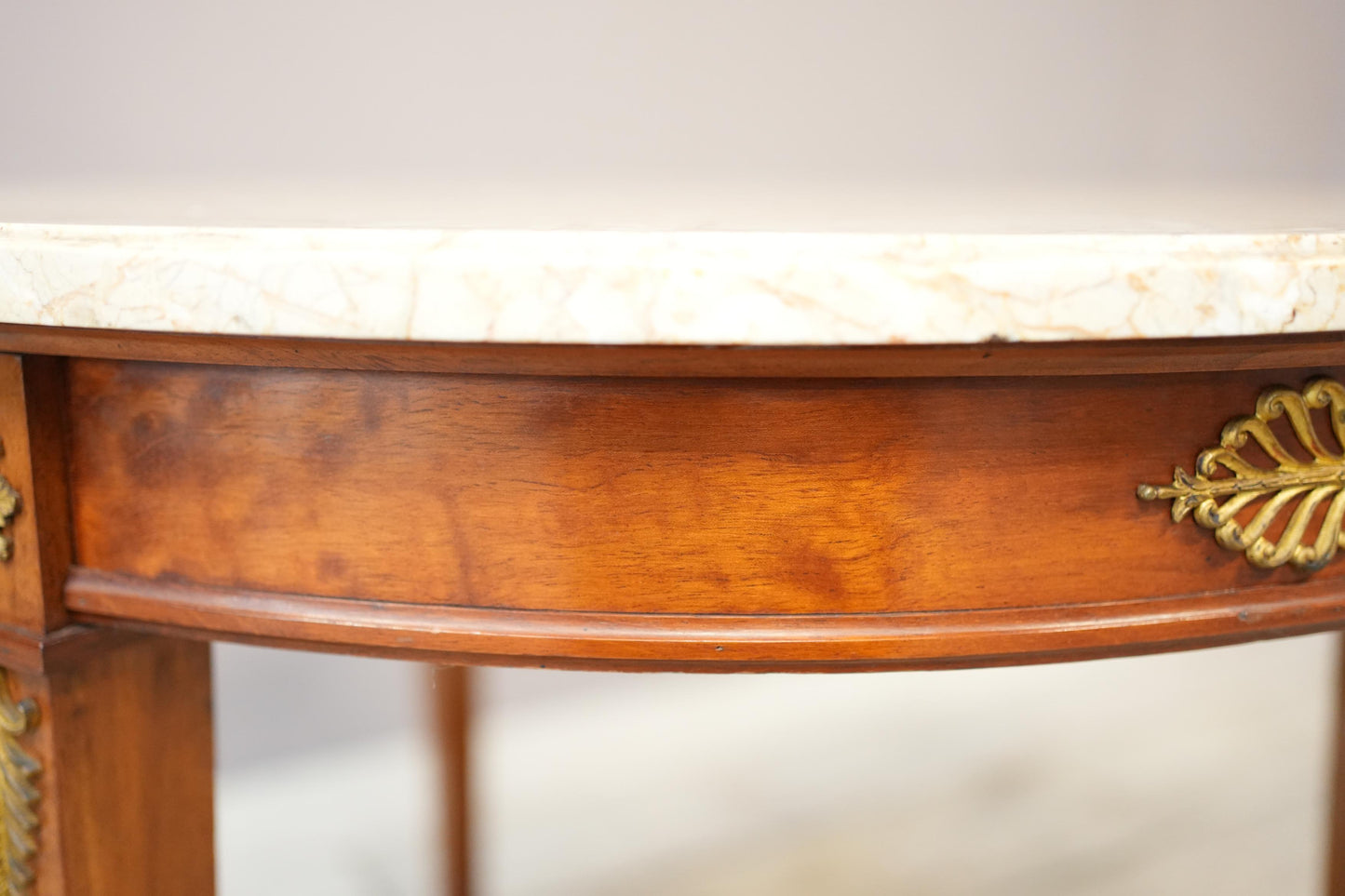 19th century French empire Marble gueridon table