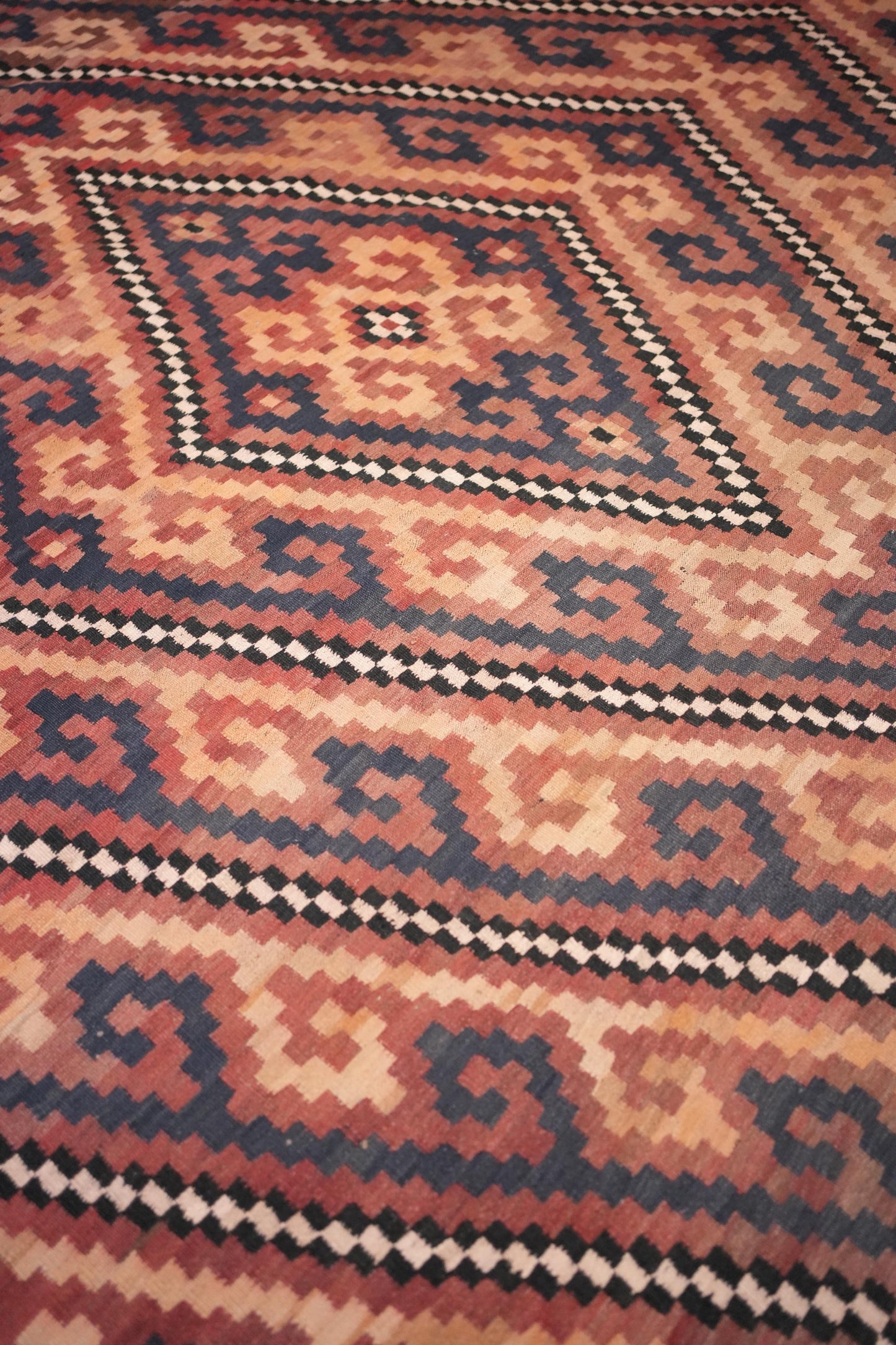 Very large Early 20th century Maimana Kilim rug