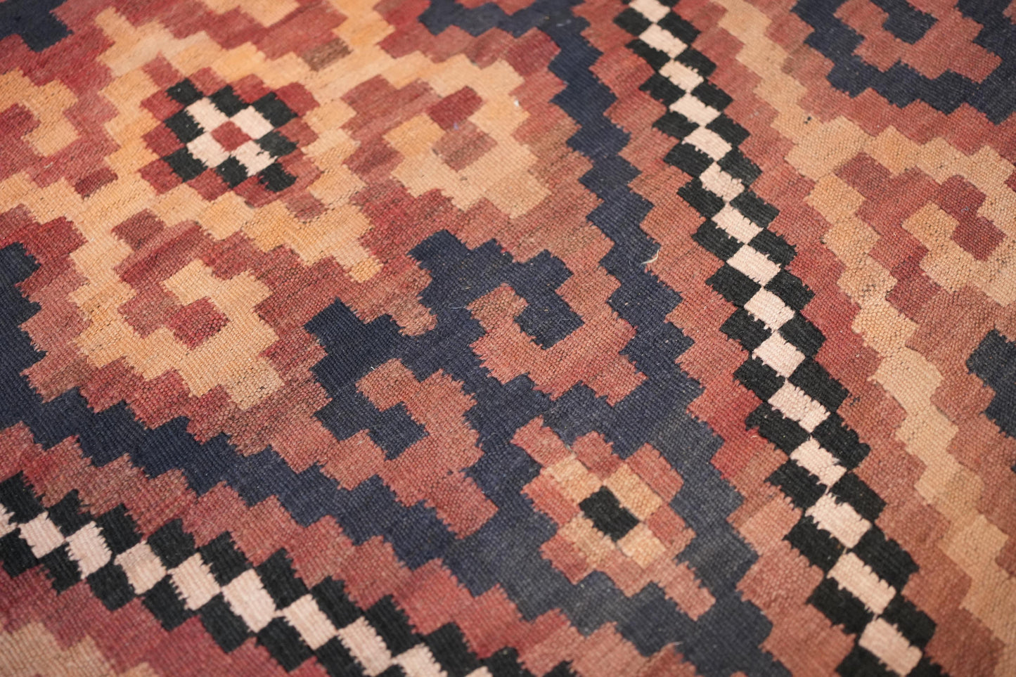Very large Early 20th century Maimana Kilim rug