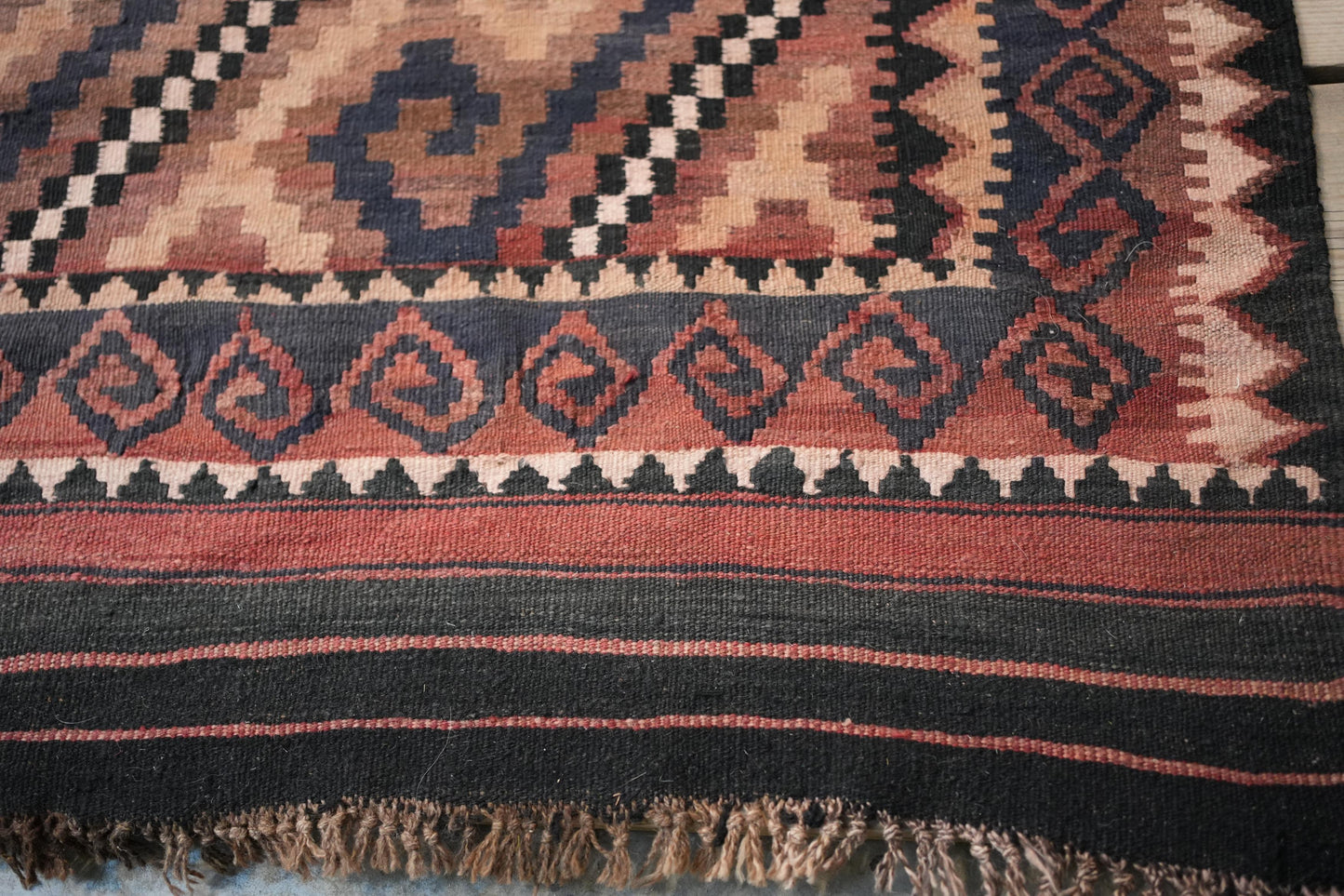 Very large Early 20th century Maimana Kilim rug