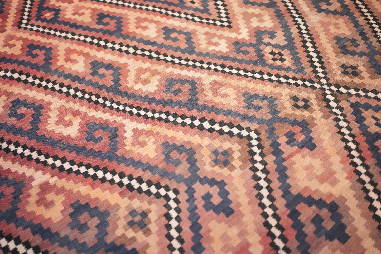 Very large Early 20th century Maimana Kilim rug