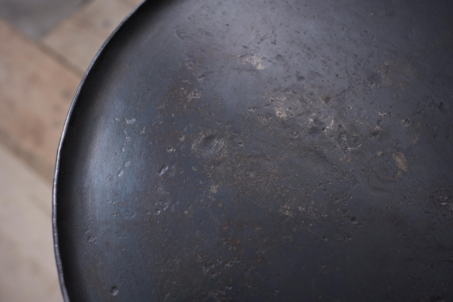 The 'Brokkr' forged steel martini table