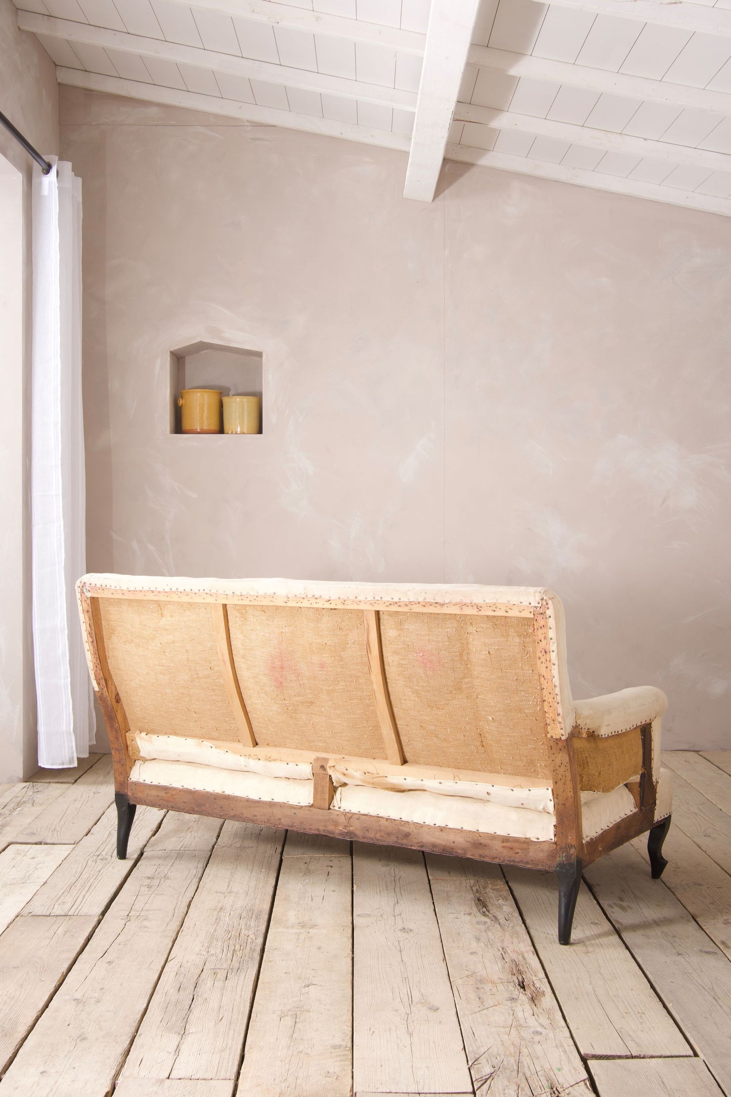 Napoleon III Square backed sofa