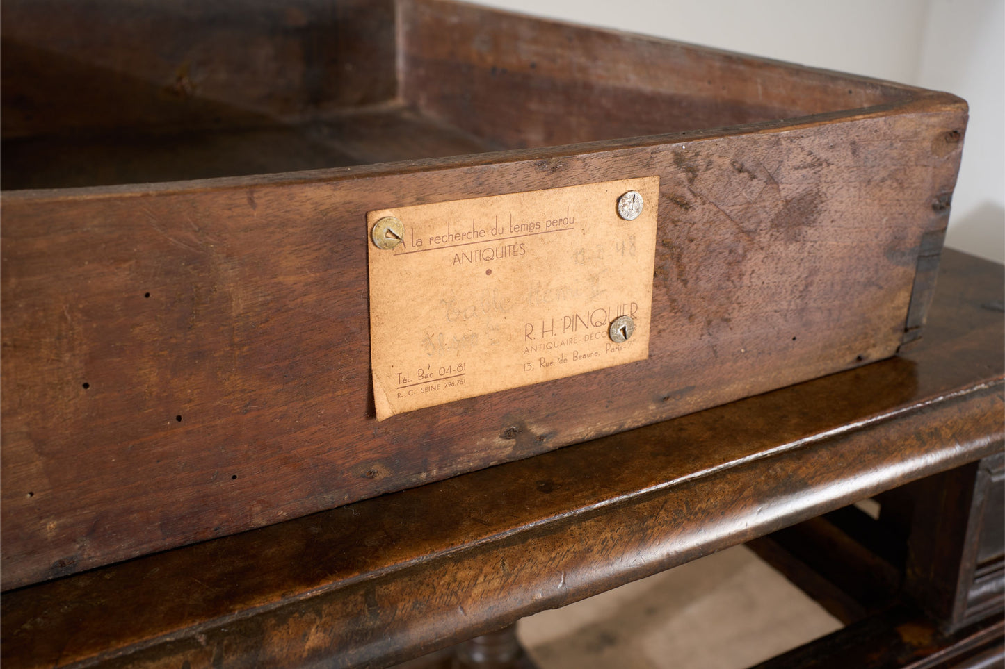 17th Century Italian walnut square side table - TallBoy Interiors