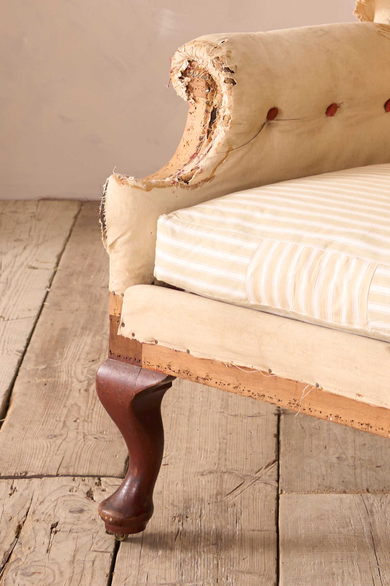 Large proportioned Victorian Wingback armchair