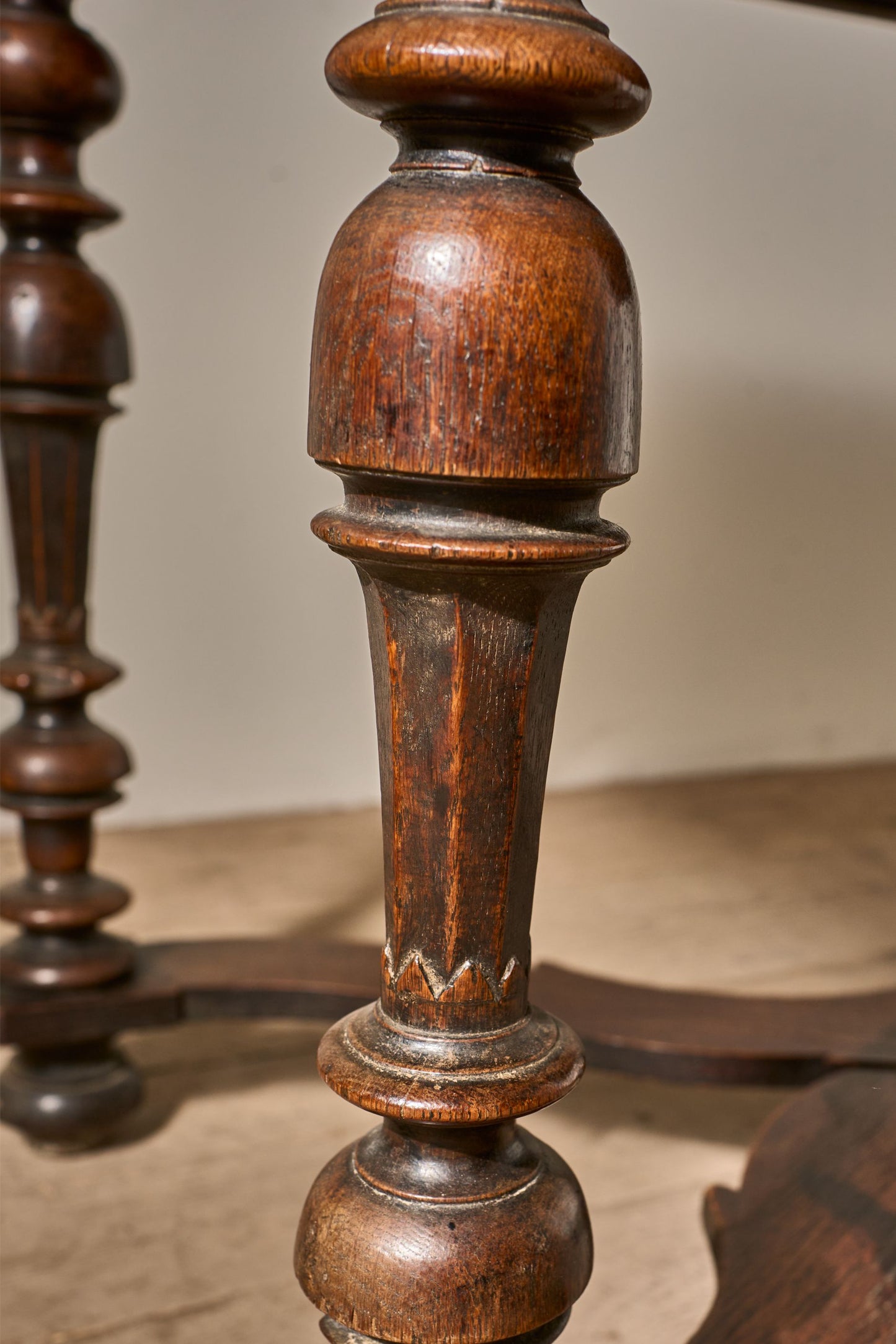 19th century French oak side table - TallBoy Interiors