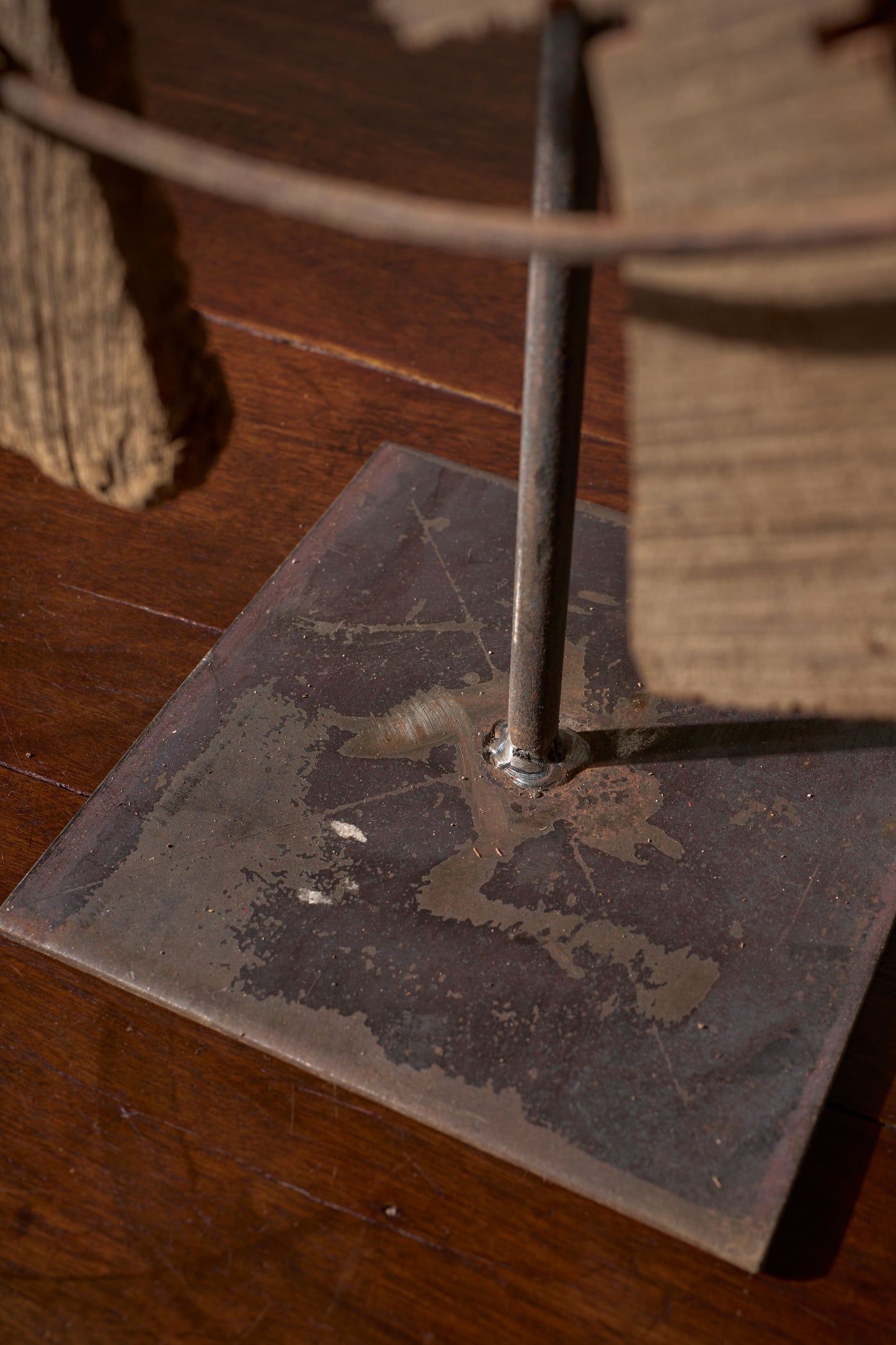 19th century Mounted Indian silk spinning wheel - No1