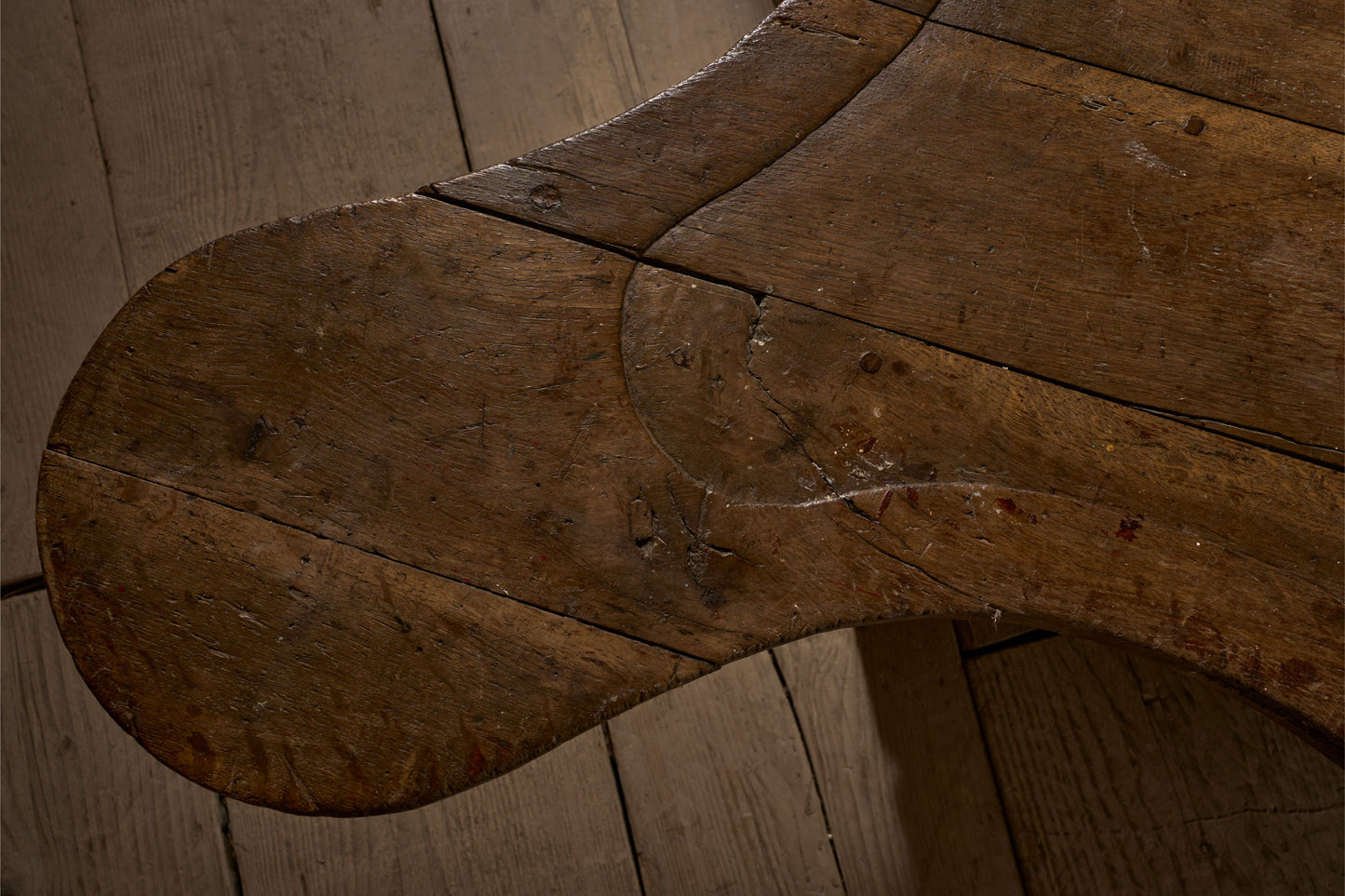 19th Century Jewellers bench coffee table