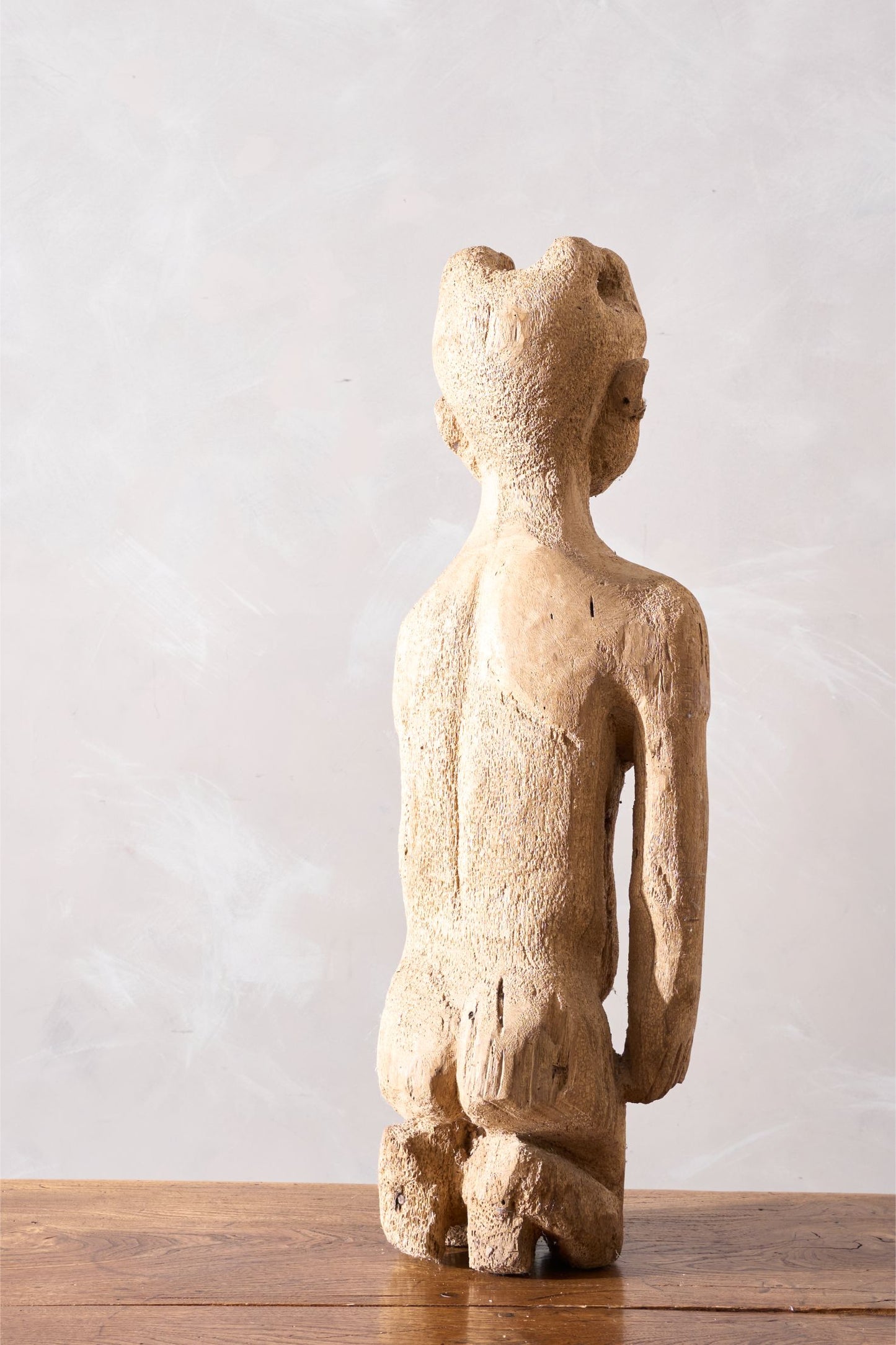 Large 20th Century carved wood African figure