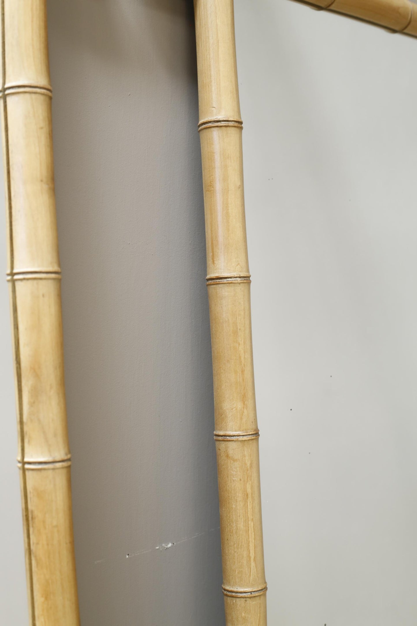 Pair of Very large 20th century faux bamboo mirrors