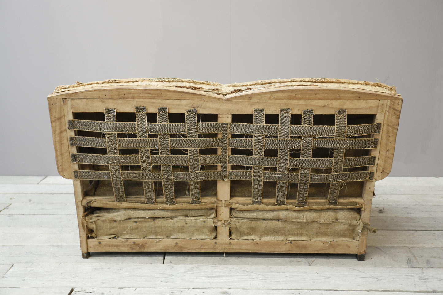 1920's English drop arm club sofa