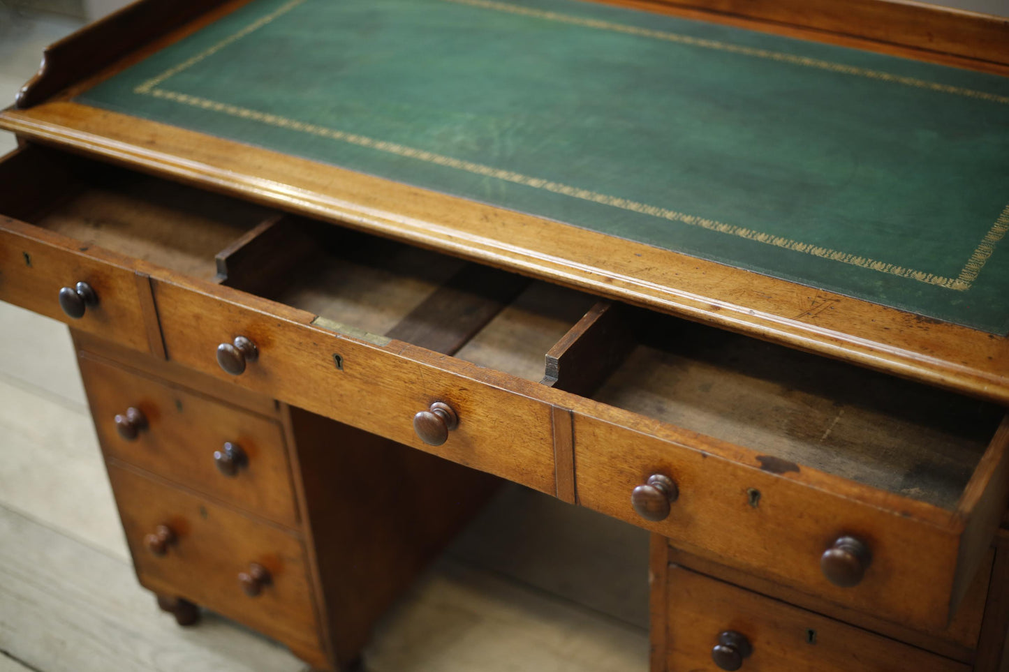 Georgian mahogany campaign desk