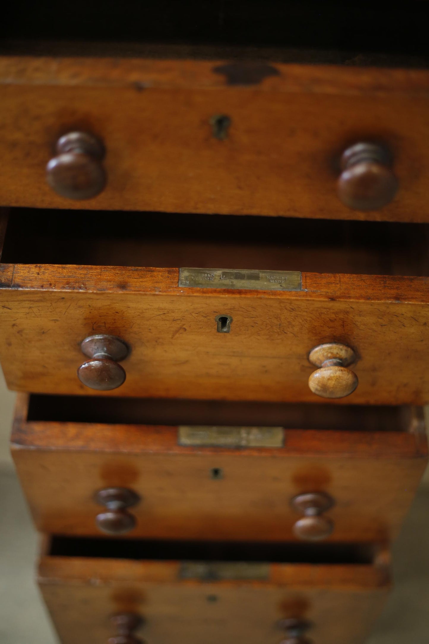 Georgian mahogany campaign desk