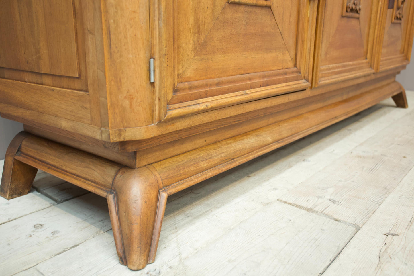Art deco mahogany and marble sideboard