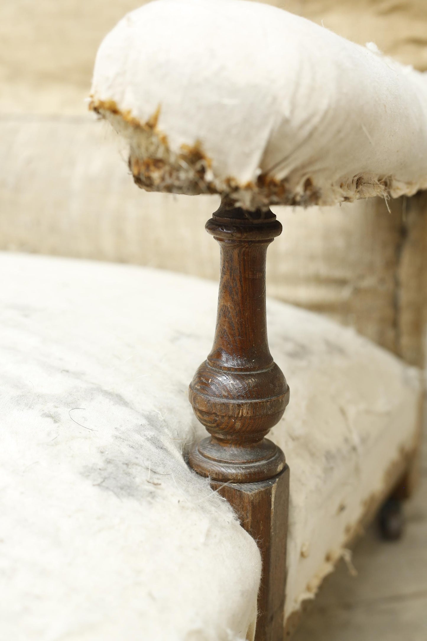 19th century Howard and sons style open armchair