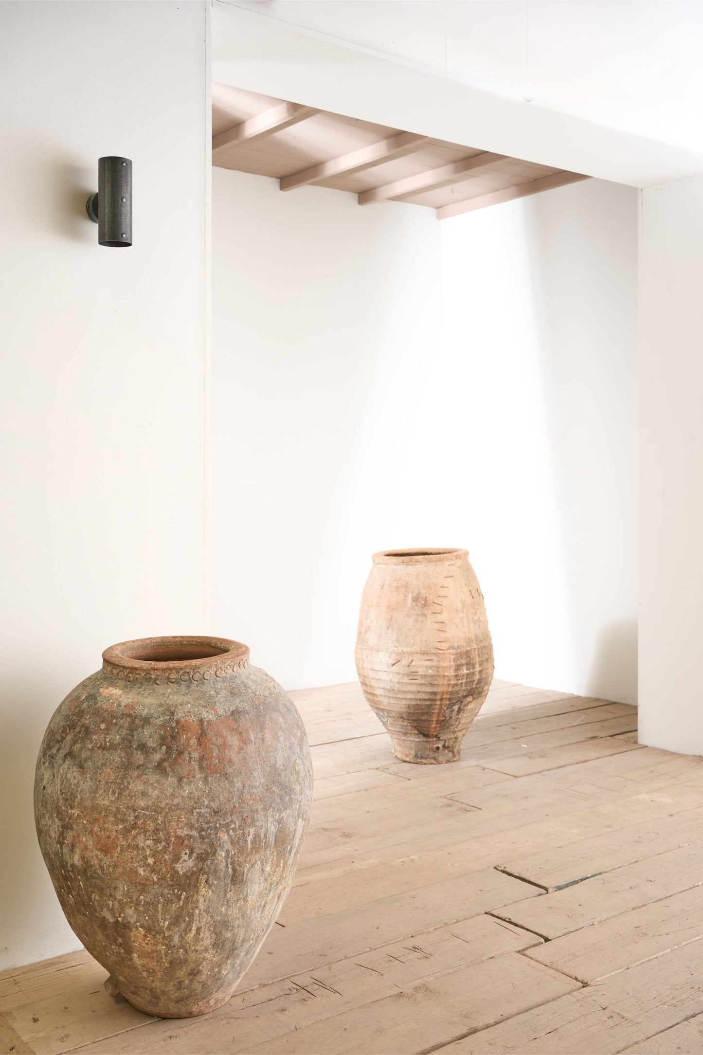 RESERVED 19th century Spanish olive pot - Stapled