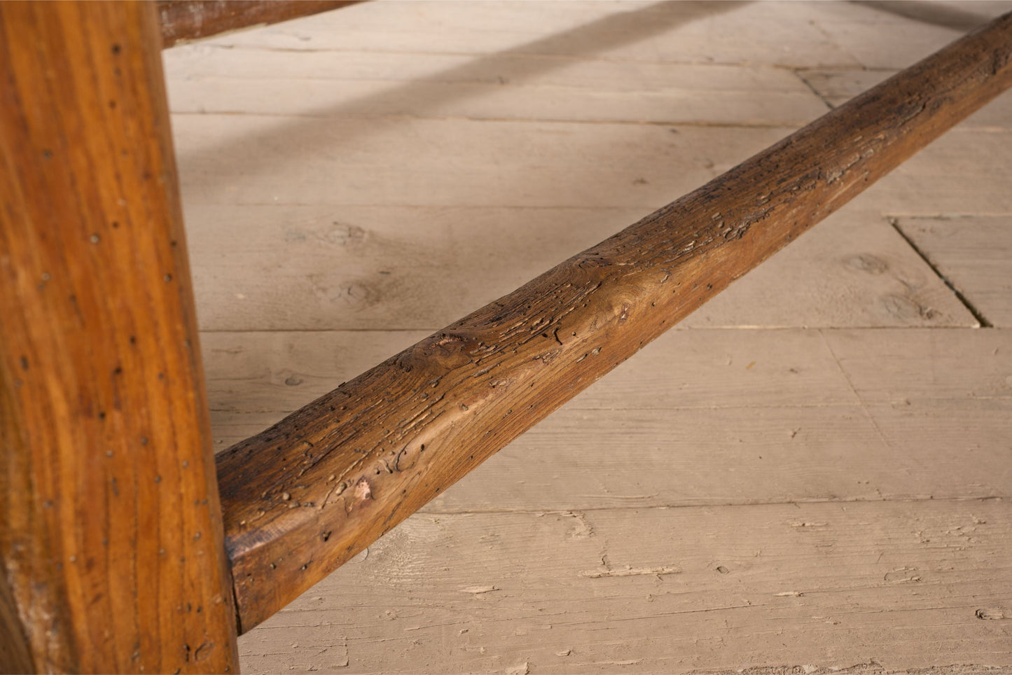 RESERVED 3m 19th Century Elm Italian Monastery table