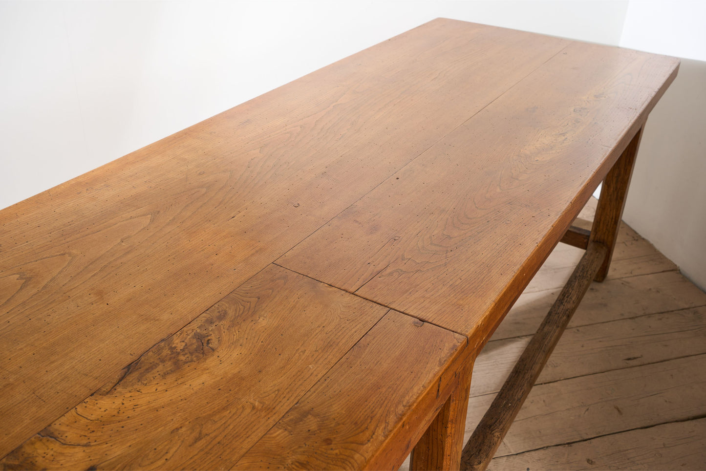 RESERVED 3m 19th Century Elm Italian Monastery table