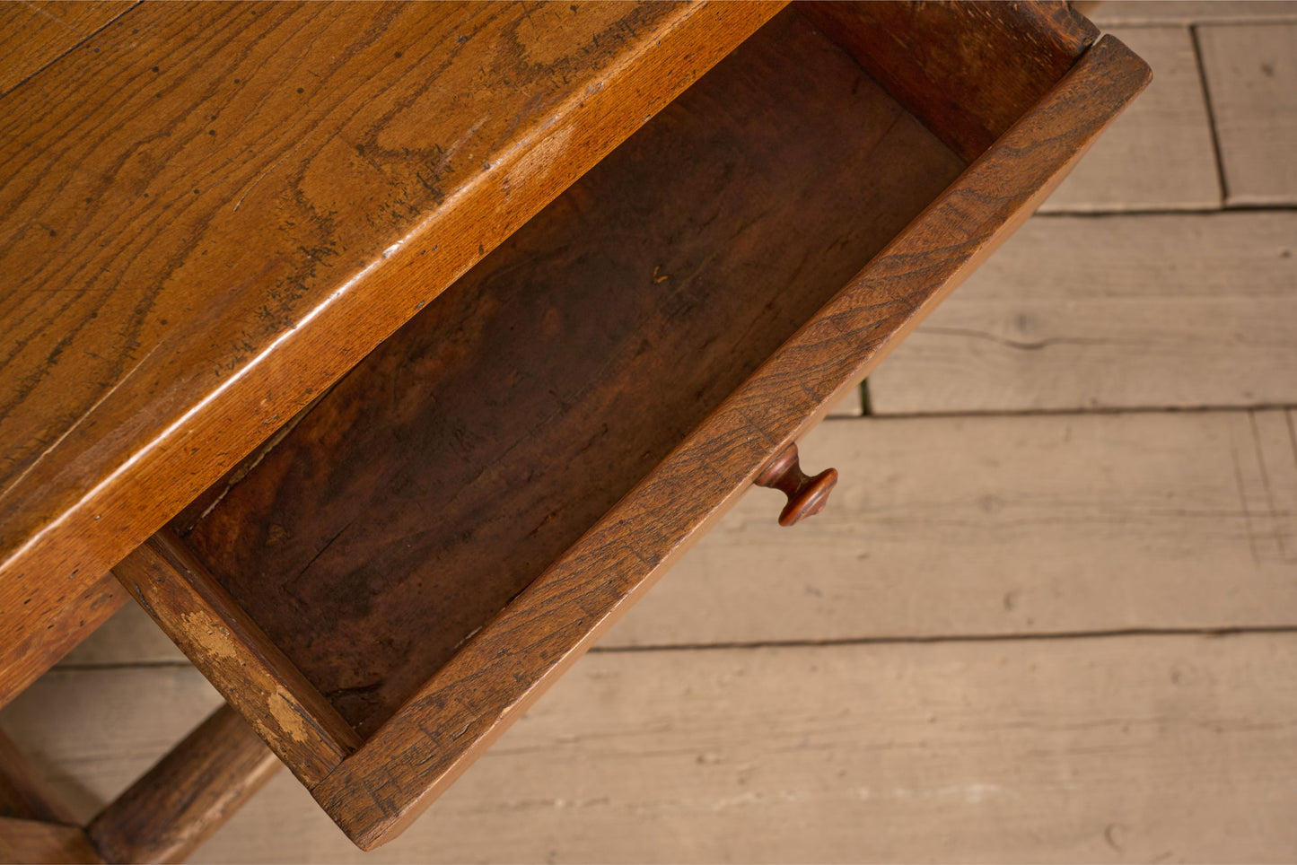 RESERVED 3m 19th Century Elm Italian Monastery table
