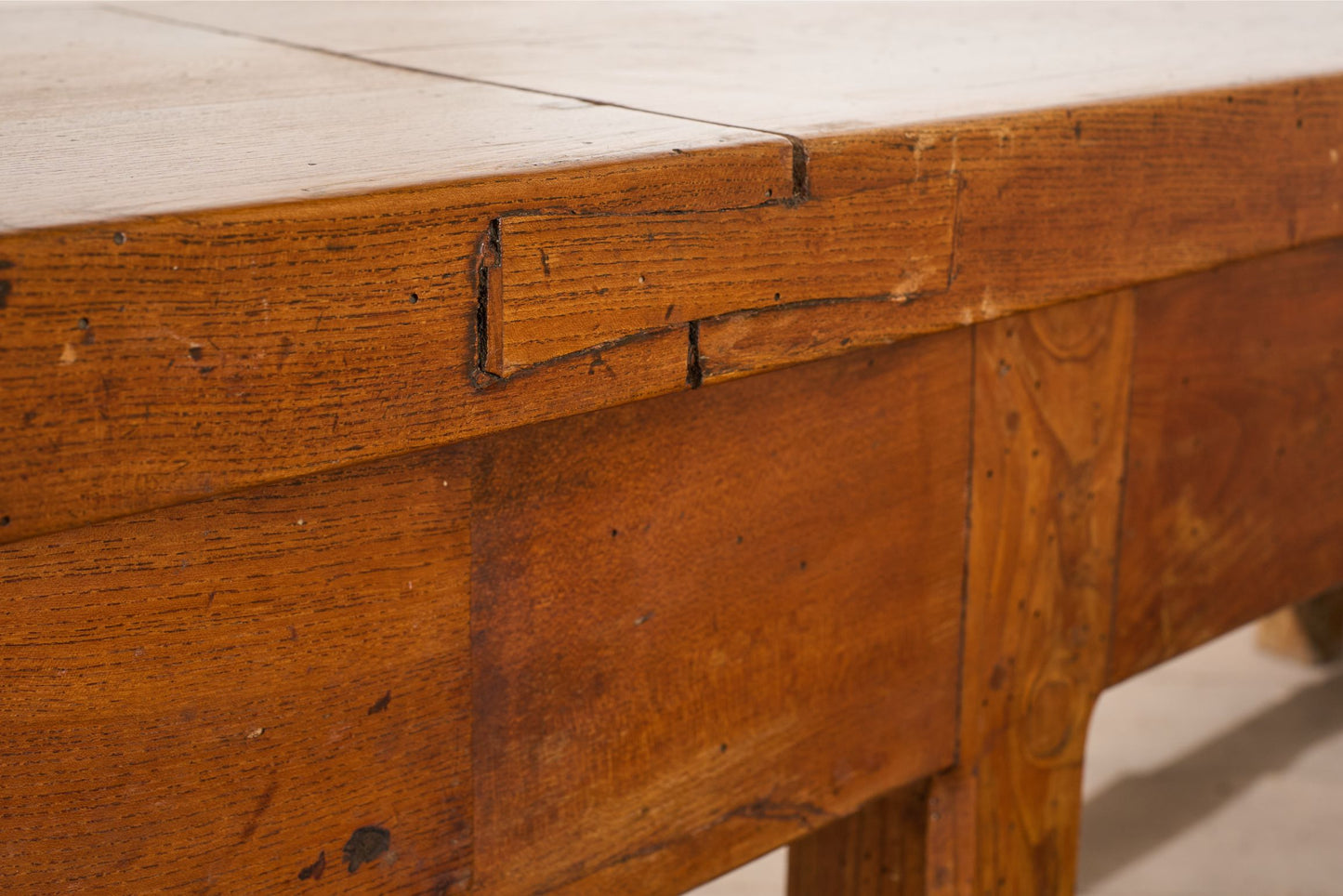RESERVED 3m 19th Century Elm Italian Monastery table