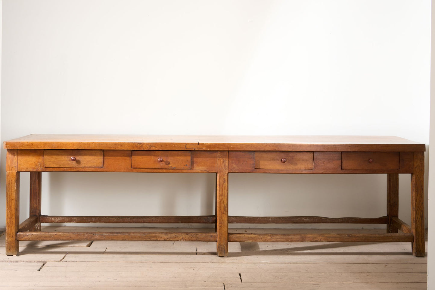 RESERVED 3m 19th Century Elm Italian Monastery table