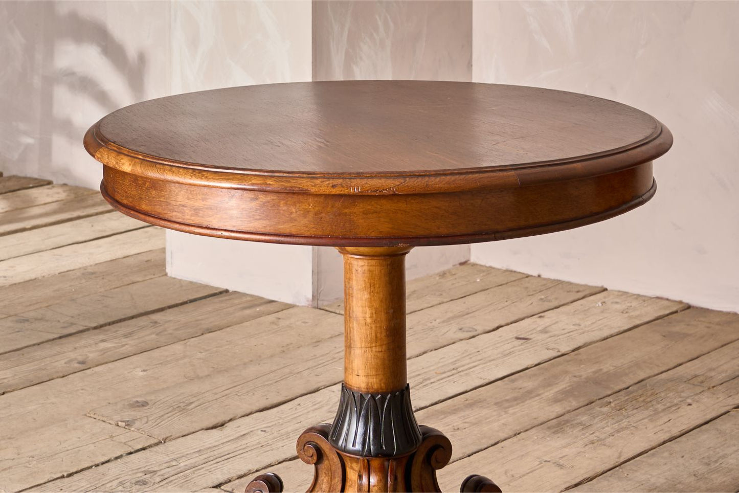 19th century Aesthetic movement rosewood and ebony lamp table