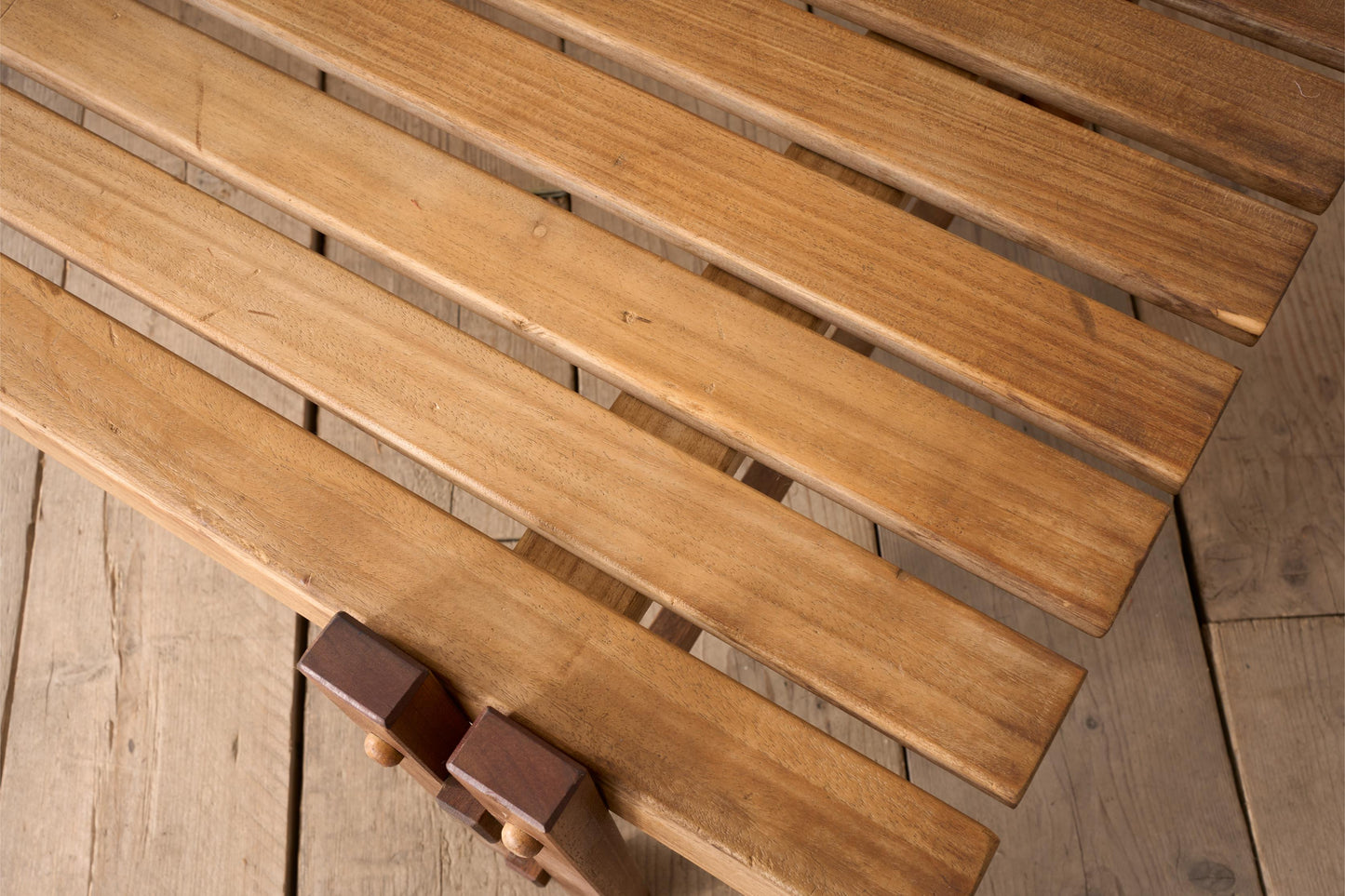 Mid 20th century slatted coffee table
