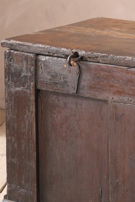 Antique Charles II Oak coffer