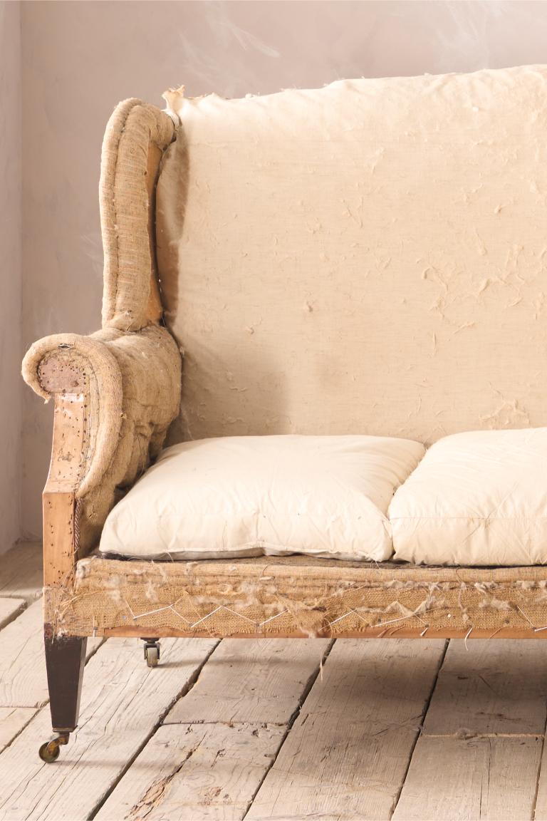 Victorian Wingback English country house sofa