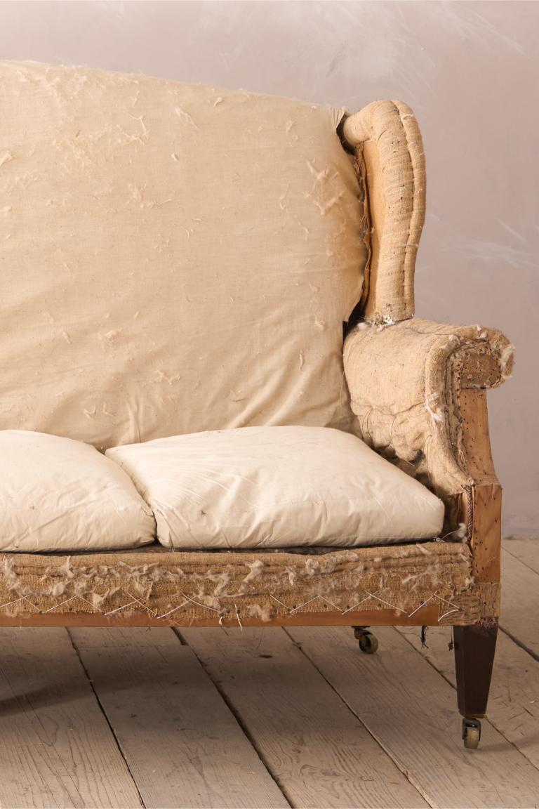 Victorian Wingback English country house sofa