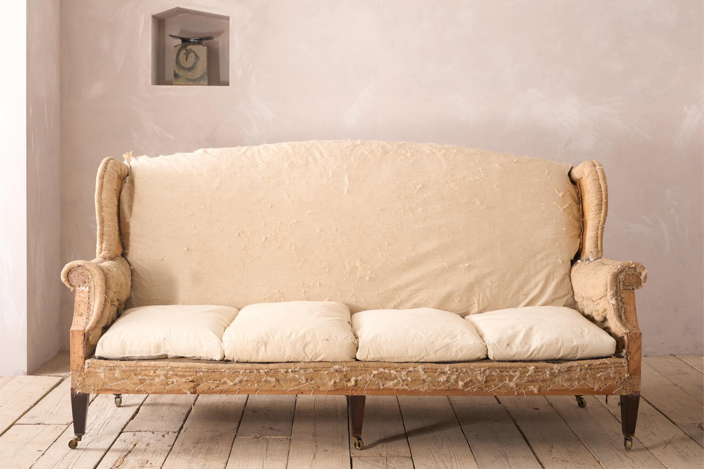Victorian Wingback English country house sofa