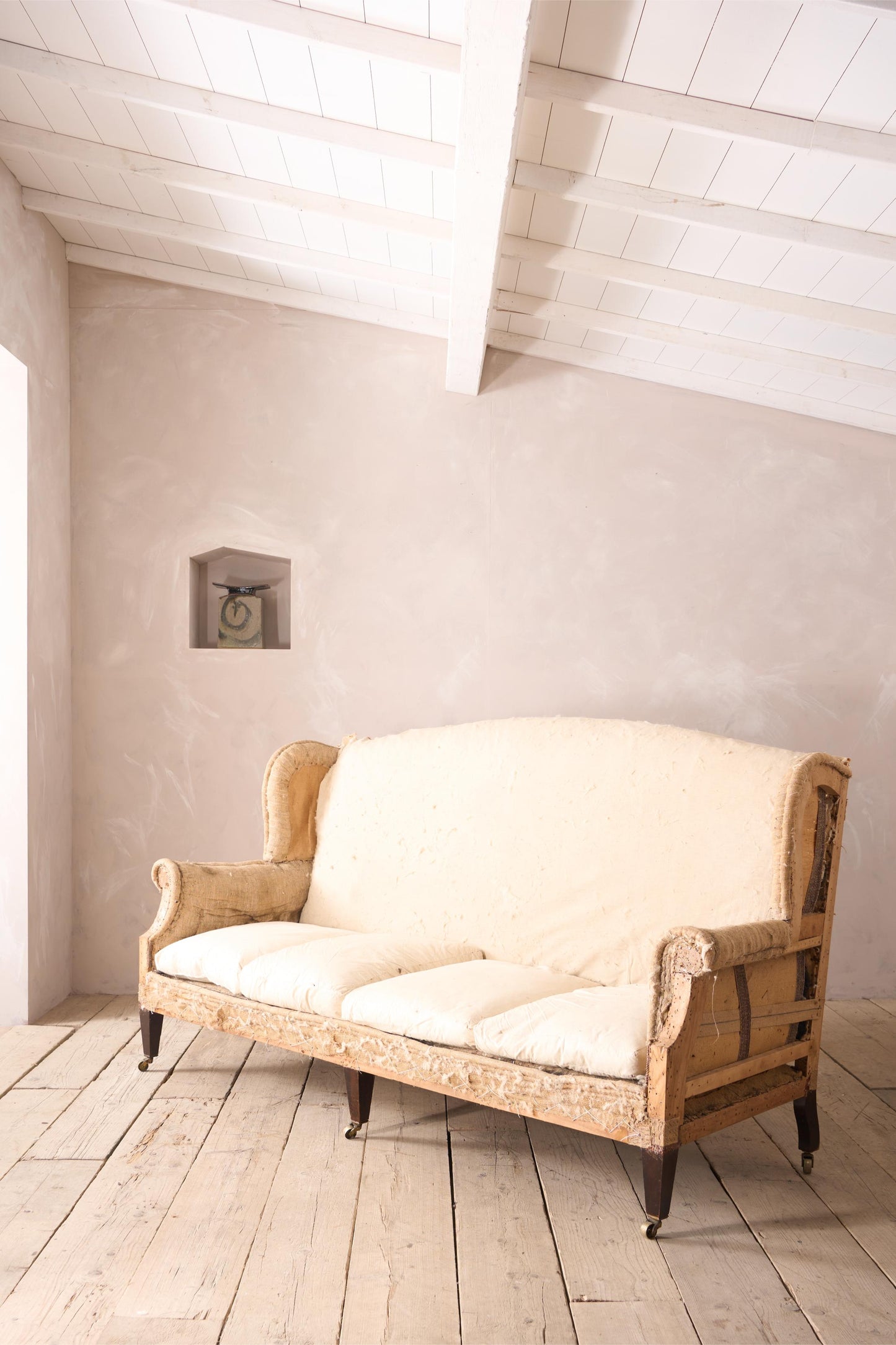 Victorian Wingback English country house sofa