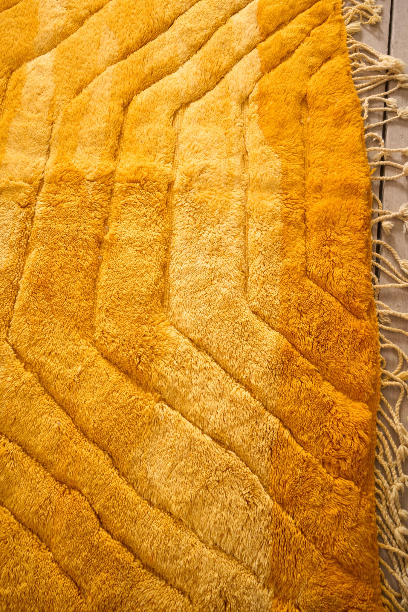 Moroccan Berber rug - Yellow #1
