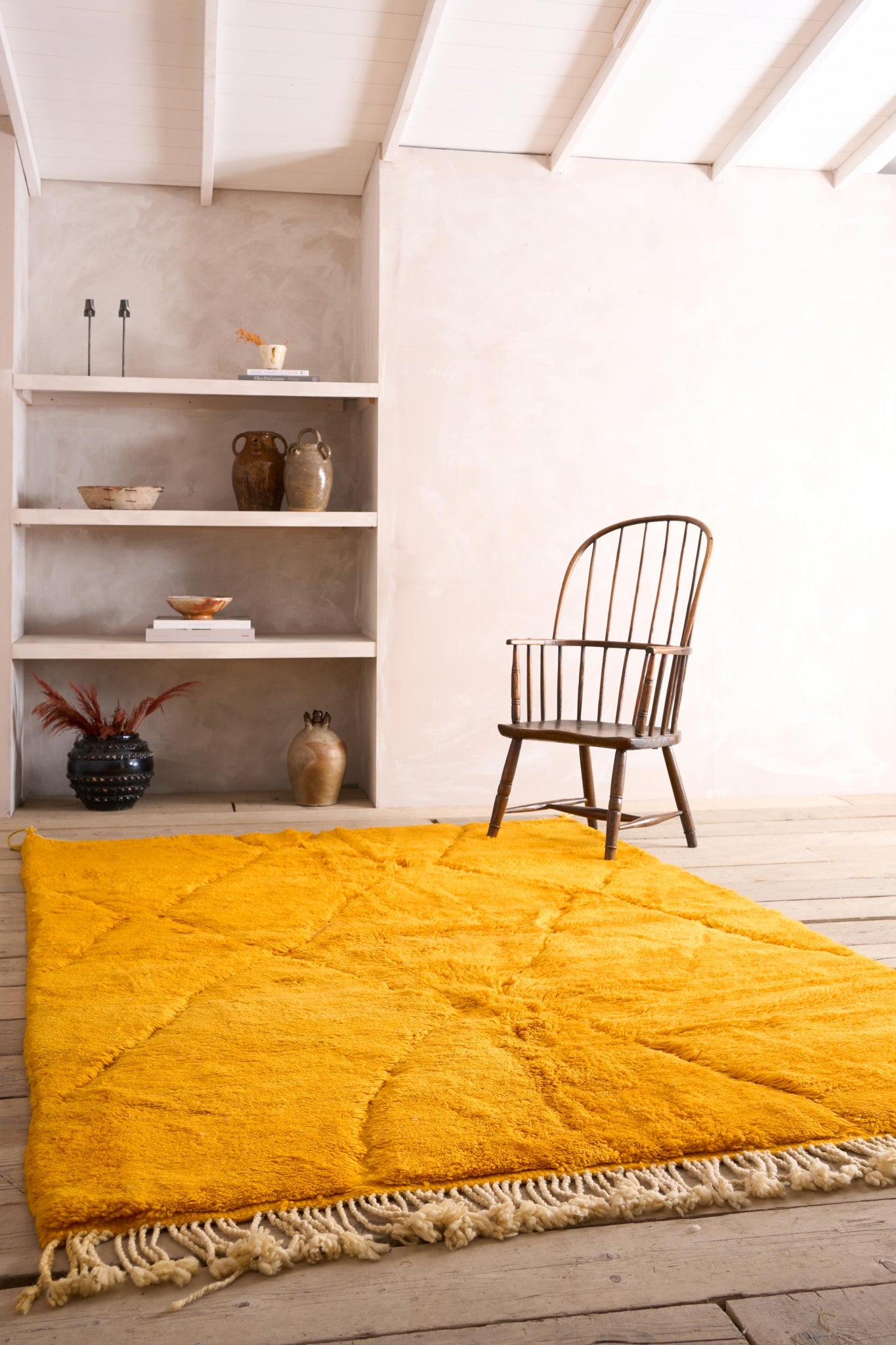 Moroccan Berber rug - Yellow #2