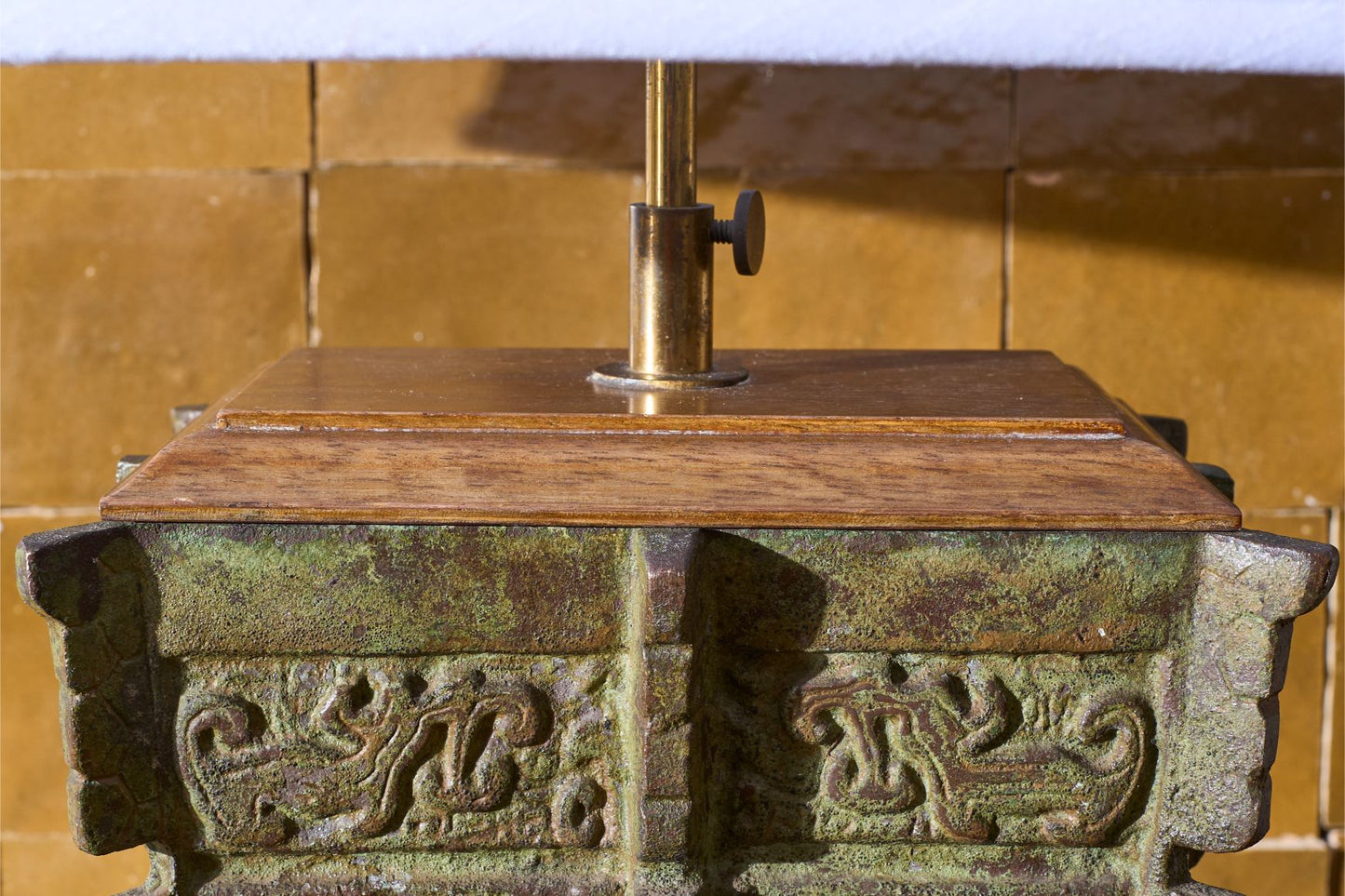 Mid 20th century Bronze table lamp