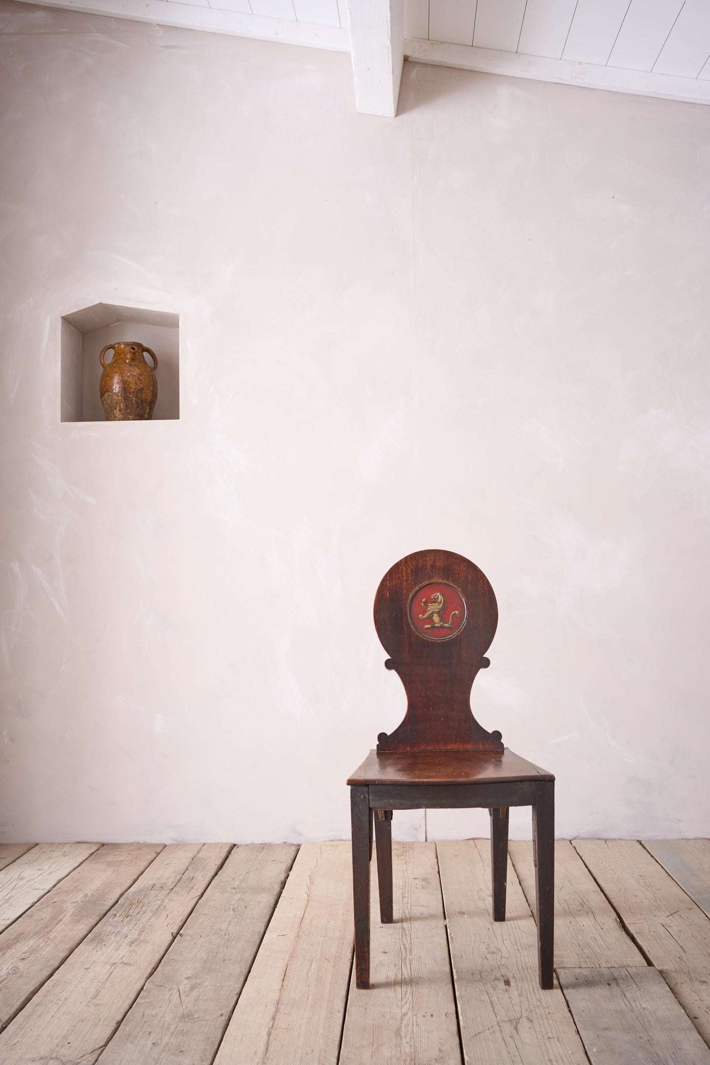 18th century Georgian shield back side chair