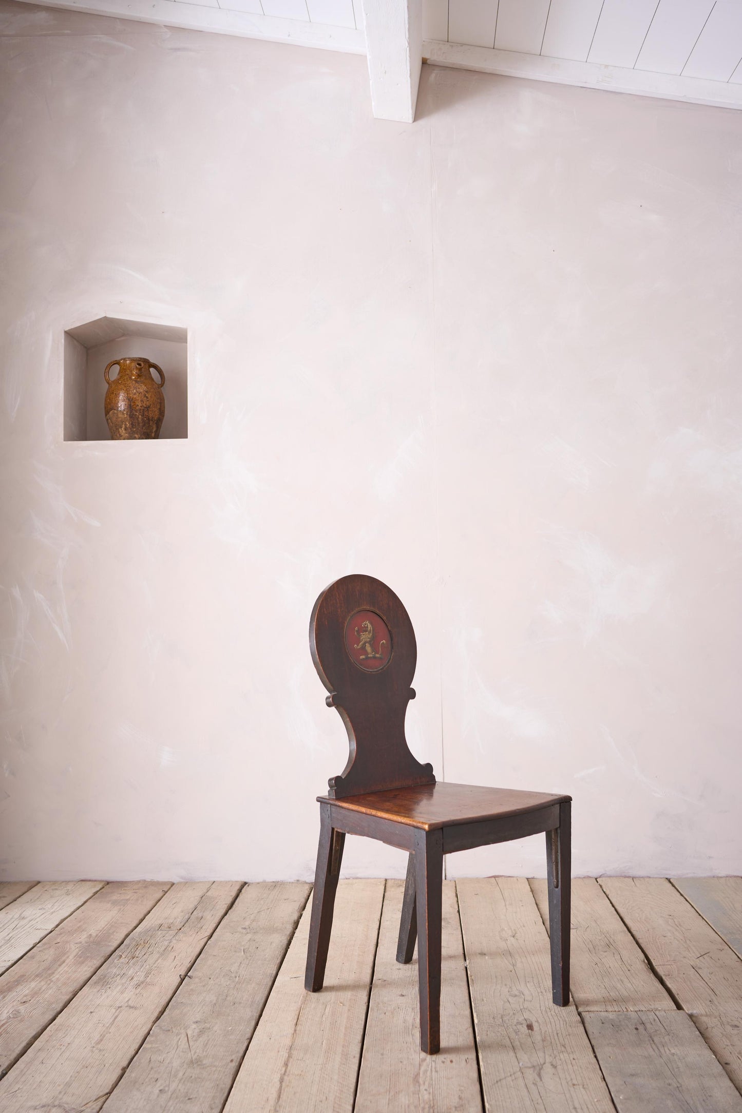 18th century Georgian shield back side chair