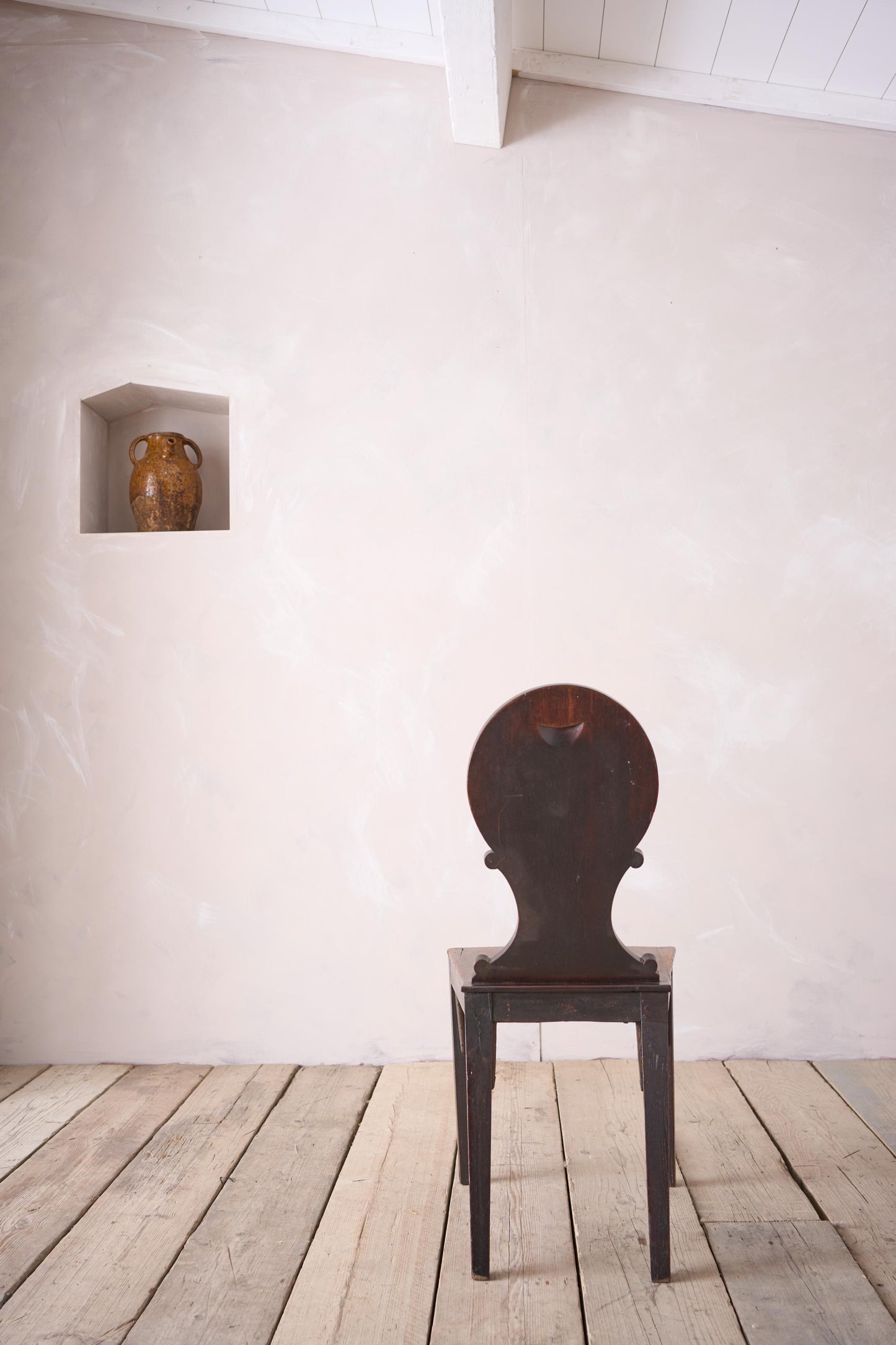 18th century Georgian shield back side chair