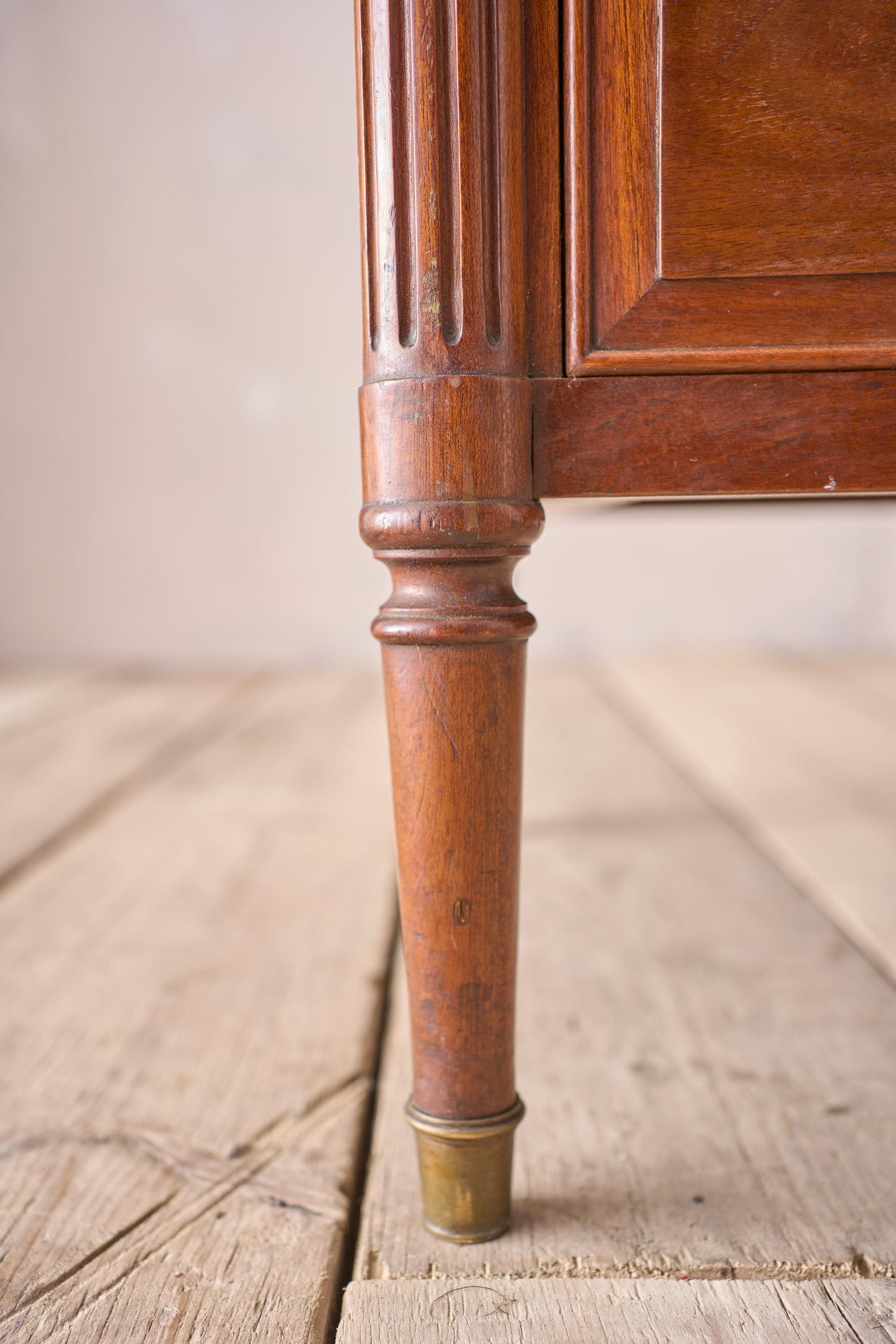 Early 20th century marble topped chest of drawers