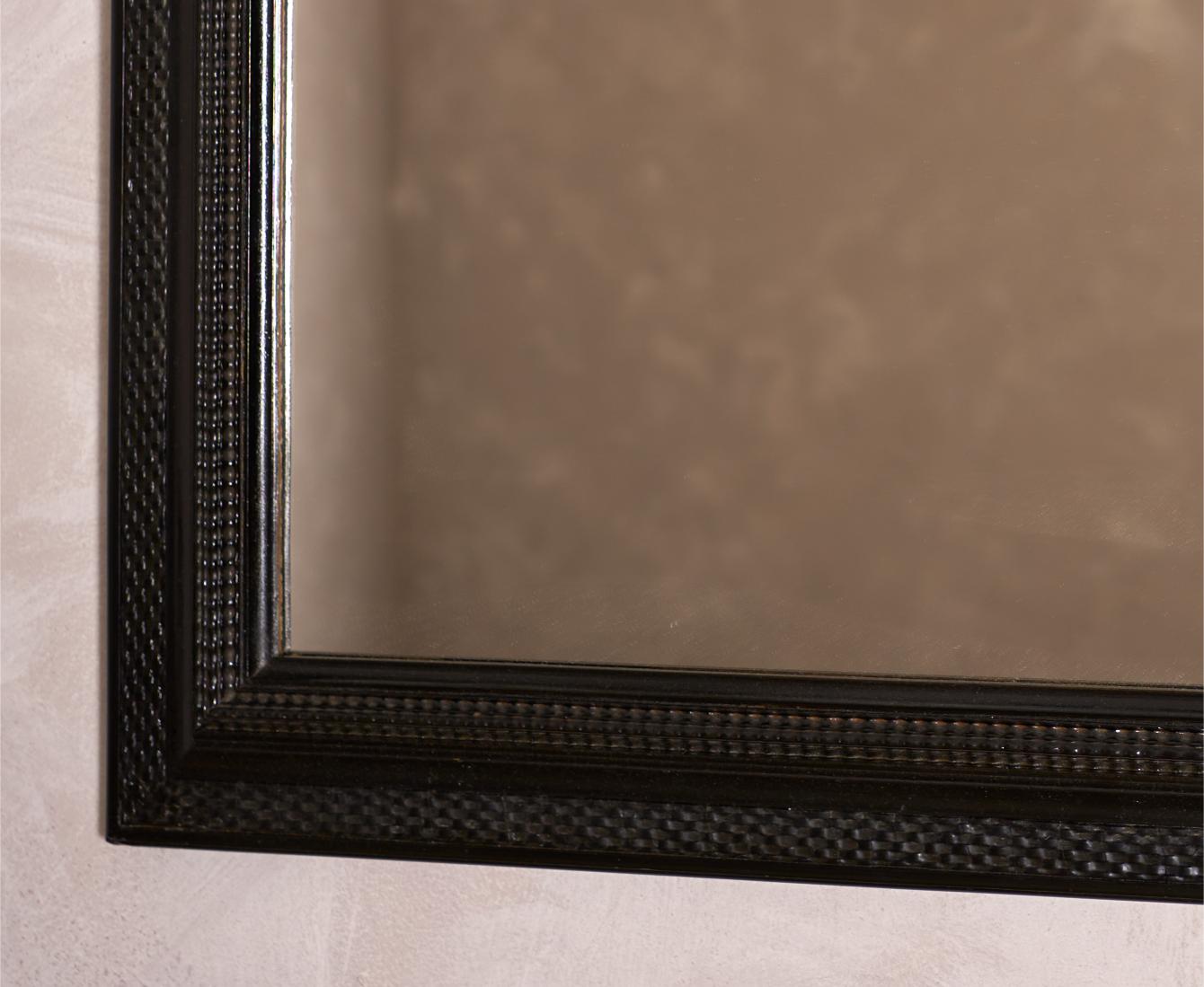 19th century Italian ebonised mirror - No6