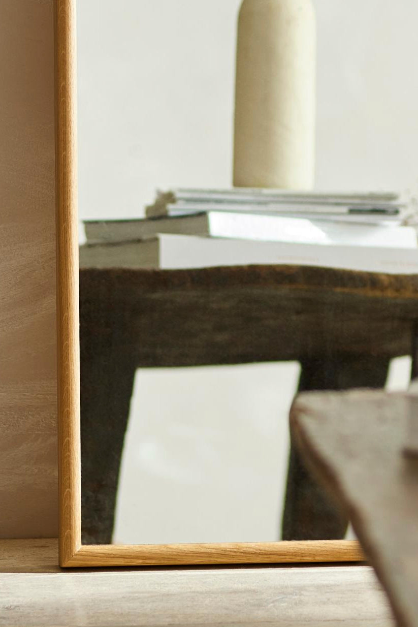 European Oak tailors mirror - TallBoy Interiors